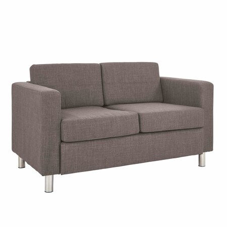 Office Star Products Pacific Love Seat, Cement PAC52-M59