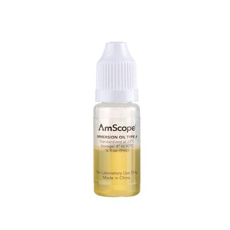 Amscope Cargille Type A Low-viscosity Immersion Oil 1/4 Oz for Light Microscopy ML-A