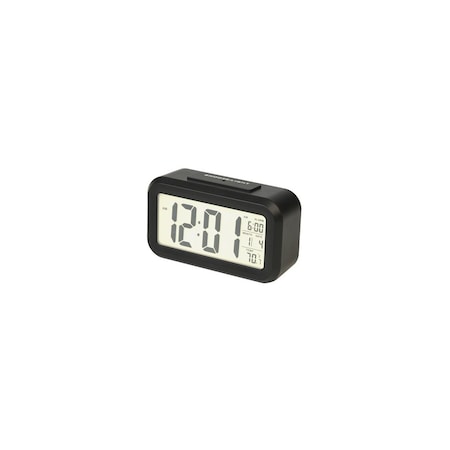 Rca Alarm Clock With Snooze, Temperature Display, Black RCD11A