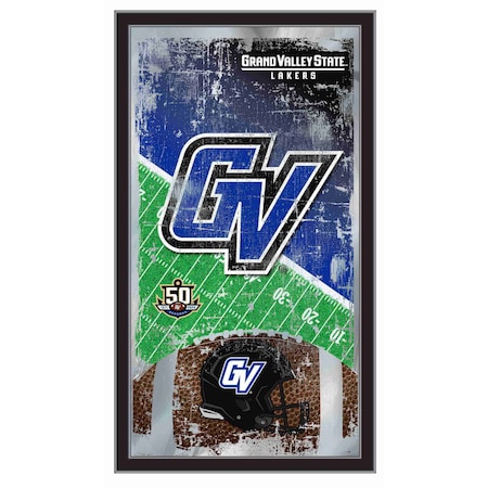 Holland Bar Stool Co Grand Valley State 15" x 26" Football Mirror MFtblGVStUn