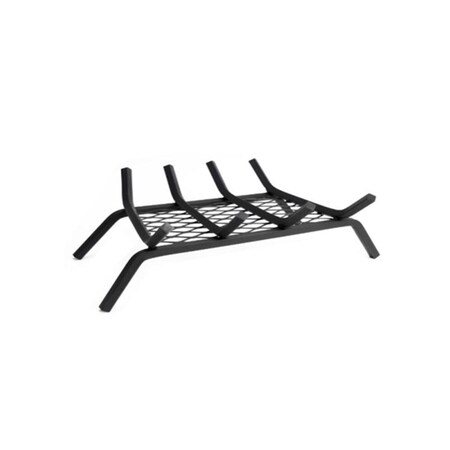 Pleasant Hearth 7 in. Black Steel Fireplace Grate 4012893