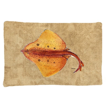 Carolines Treasures 20.5 x 30 in. Blonde Ray Stingray Moisture Wicking Fabric Standard Pillow Case 8815PILLOWCASE
