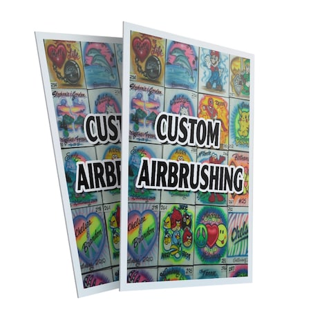 Signmission Custom Airbrushing, Plastic Signs Only 24 Inch x 36 Inch, Corrugated Plastic, 2PK CSB-2436-2PACK-Custom Airbrushing
