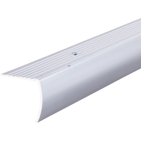 M-D Building Products Building Products 1-1/8'' X 1-1/8'' X 72'' Polished Aluminum Stair Edging w/ Screw Nails 66266