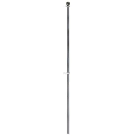 Valley Forge Flag Pole, 1 in Dia, Aluminum 29407-TANGLE