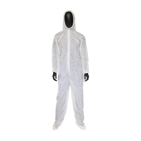 Pip SMS Coverall with Hood & Boot 42 gsm, 25PK C3859/L