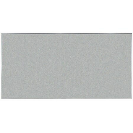 Aarco VIC Cork Bulletin Board w/ a Clear Satin Anodized Aluminum Frame, Oyster Shell 48''Hx96''W DW4896206