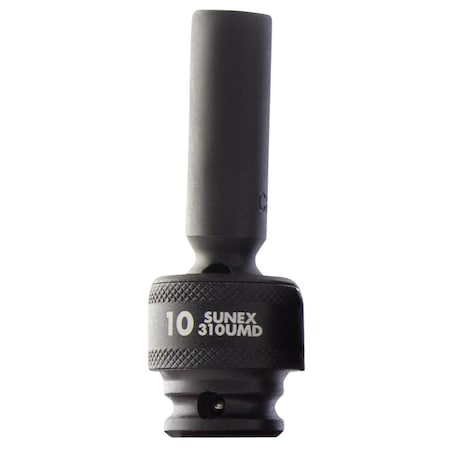 Sunex 3/8 in Drive 10Mm Deep Universal Impact Socket 310UMD