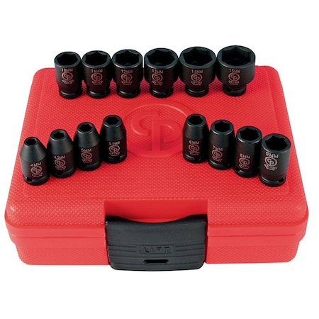 Chicago Pneumatic CHICAGO PNEUMATIC SS2114 1/4inDR MET SKT SET 8940164436