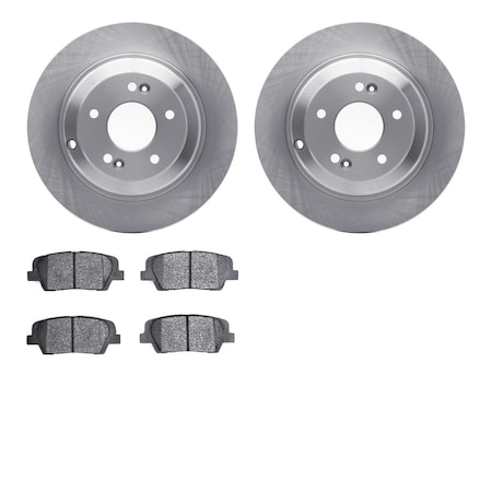 Dynamic Friction Co DFC Brake Rotor with 5000 Brake Pads and Hardware Kit 6512-03303