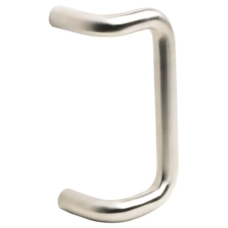 Ives Offset Door Pull, 90 Deg., 12in CTC, 1in Diameter, 2-1/2in Clearance, Bright Stainless Steel 8190HD-2 US32