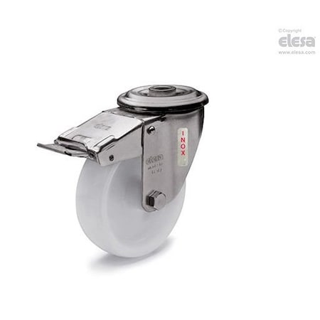 Elesa 450911 Monolithic castor wheels stainless steel bracket Technopolymerng plate bracket 450911