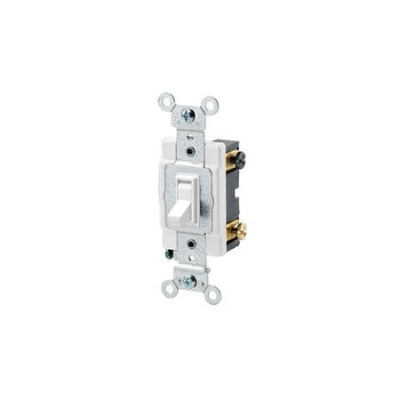 Leviton AC Quiet Switch, White, 4.1 in H, PK10 54524-2W