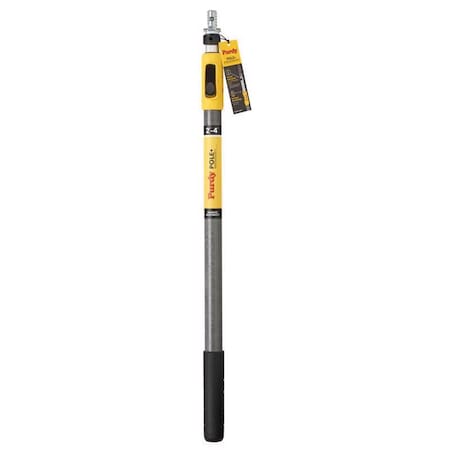 Purdy Purdy POWER LOCK Telescoping 2-4 ft. L X 1 in. D Fiberglass Extension Pole 14P240024