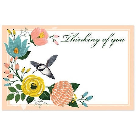 Nashville Wraps Hummingbird Sympathy Enclosure Card, 3.5x2.25, 50PK AC5958