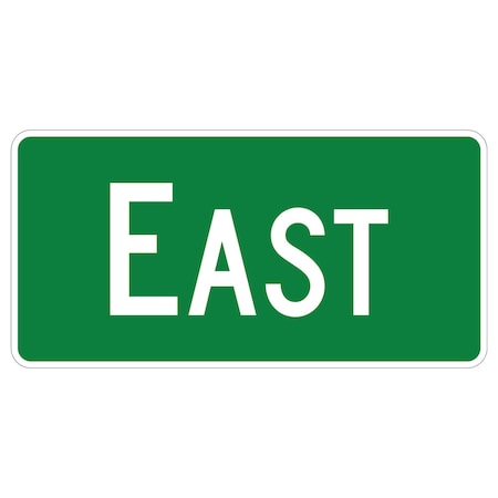 Sign Solutions Usa Traffic Sign, 24 in Width, Aluminum Sign, Horizontal Rectangle DUS10DWT2412M3-2GW