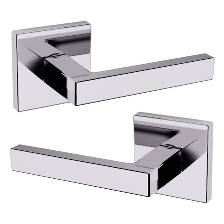 Baldwin Baldwin Preconfigured L023 Lever with R017 Rose Passage Lock with 2-3/8in Backset and Full Lip L023260PASS