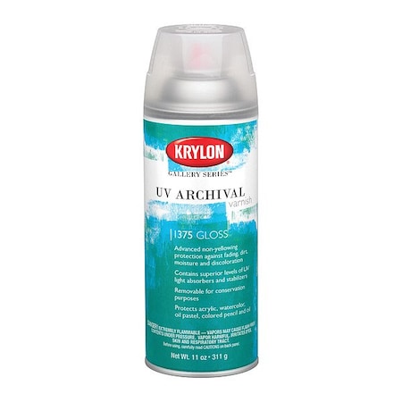 Krylon Spray Paint, Clear, 16 oz K01374000
