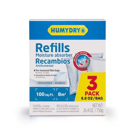 Humydry Refill Moisture Absorber 8.8 oz USA250X3RC6