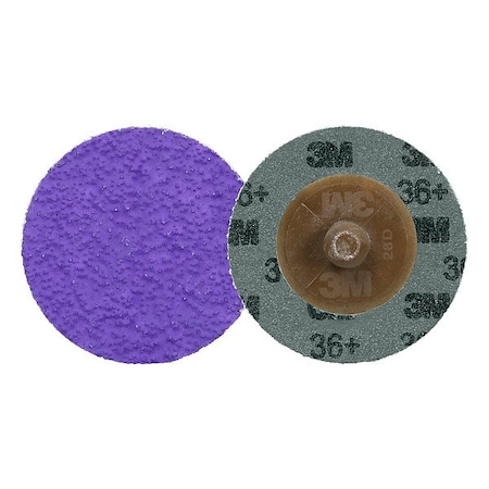 3M Cubitron Quick-Change Disc, Ceramic, 2 in Dia., PK50 7100331779