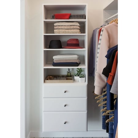 Easy Track 12'' White Deluxe Drawer RD12