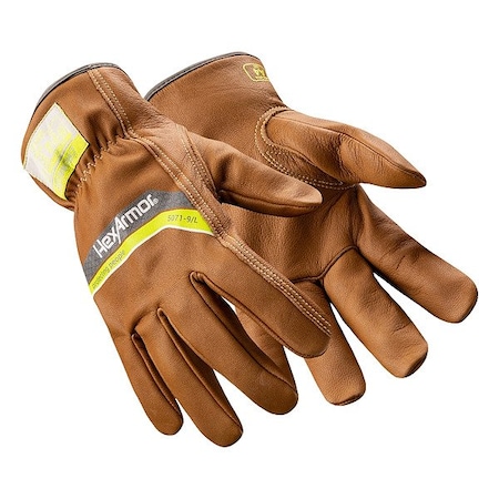 Hexarmor Safety Gloves, Brown Cuff, PR 5071-XXXL (12)