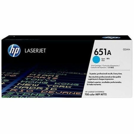 Hp Toner Cartridge, Cyan CE341A