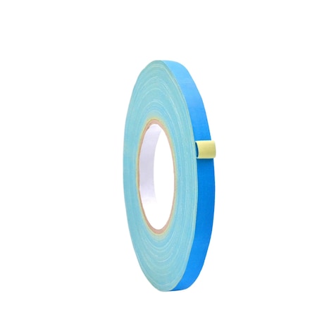 Wod Tape GTC12 Gaffer Tape Low Gloss Finish Film 1/2 in. X 60 ft. Light Blue, 96PK WOD GTC12-00500-96-60-LBL