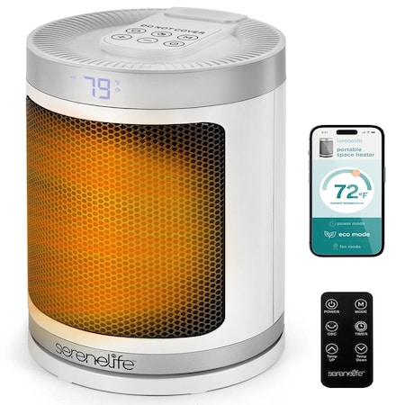 Serenelife Smart Space Heater SLSPCHTRW3WH