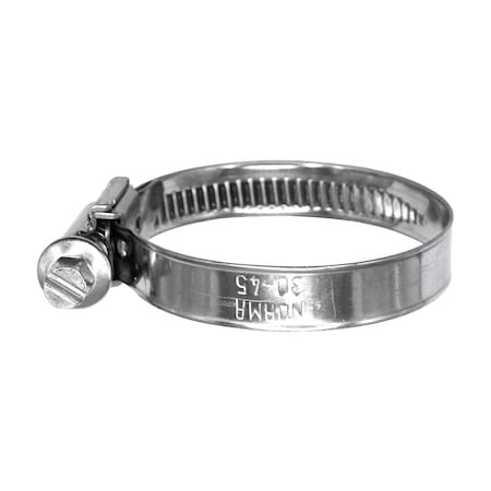 Auveco Hose Clamp 1 3/16in- 1 3/4in (30mm - 45mm) Range, 10PK 16876