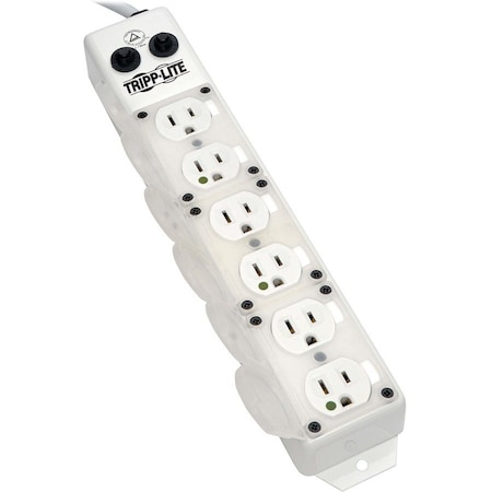 Tripp Lite OutletStrip, White, 13-3/4in, 6Outlets PS-615-HG-OEMRA