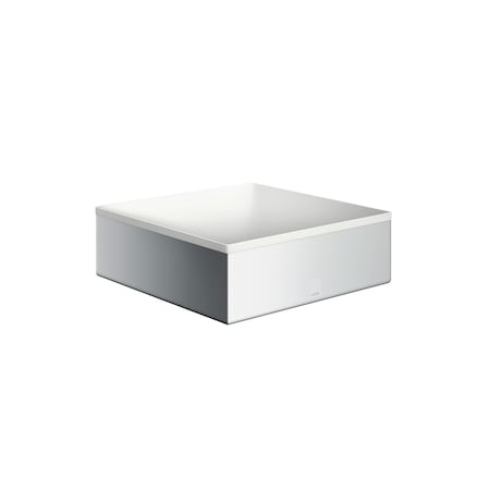 Axor Suite Sinks Square Sink without Overflow, 11 1/4" x 11 1/4" in Chrome 42002000