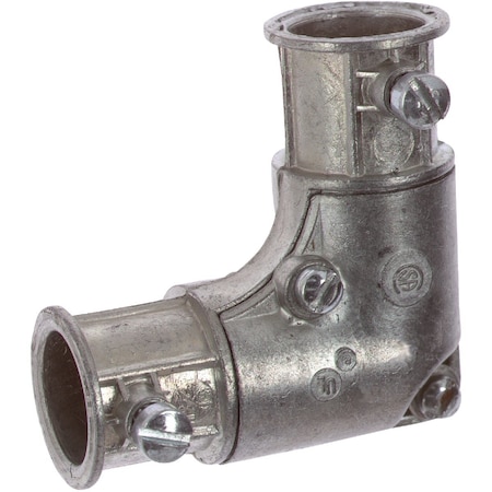Halex 1/2'' EMT Thinwall Inside Corner Die-Cast Zinc EMT Elbow 14605