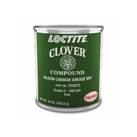Loctite Clover Silicon Carbide Grease Mix, 1 lb, Can, 320 Grit, 6PK 442-244688