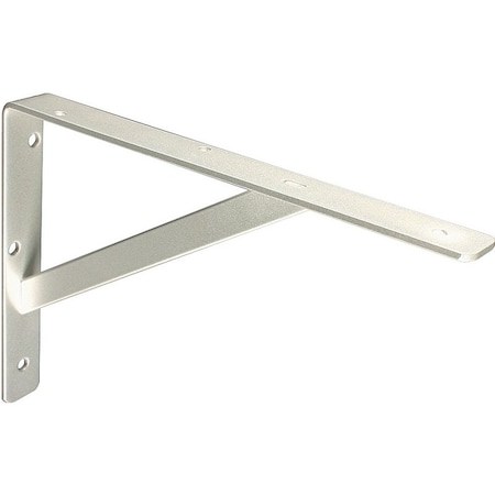 Knape & Vogt 208 TI 550 Shelf L-Bracket, 22 in L, Steel, Titanium 208TI550