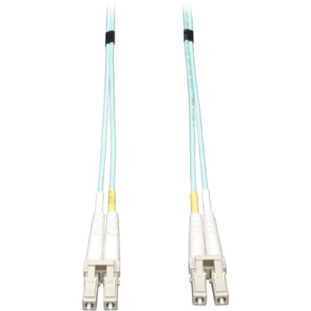 Eaton Tripp Lite Series 10Gb Duplex Multimode 50/125 OM3 LSZH Fiber Patch Cable, LC/LC - Aqua, 50M N820-50M