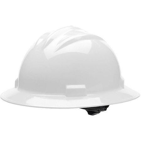 Bullard Hard Hat, Full Brim, White 71WHR