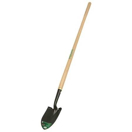 Landscapers Select Shovel, Steel Blade, 45 in L Wood Handle 34607