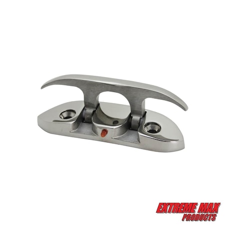 Extreme Max Extreme Max 3006.6631 Folding Stainless Steel Cleat - 4-1/2 in 3006.6631