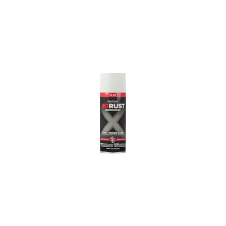 True Value Anti-Rust Enamel Spray Paint & Primer, White Flat, 12-oz. XOP30-AER