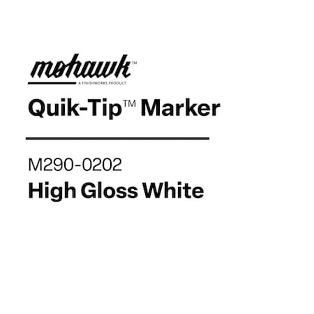 Finishworks Mohawk Quik Tip Marker High Gloss White M290-0202