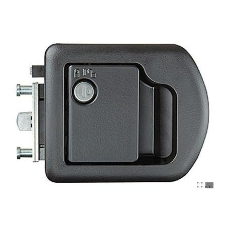 Rv Designer MOTORHOME ENTRANCE DOOR LOCK, BLACK, W/O DEADBOLT (TRIMARK 060-1625) T505