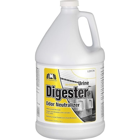 Hospeco Super N Odor Neutralizing Urine Digester, Lemon - Case of 4 Gallons 128LZYM
