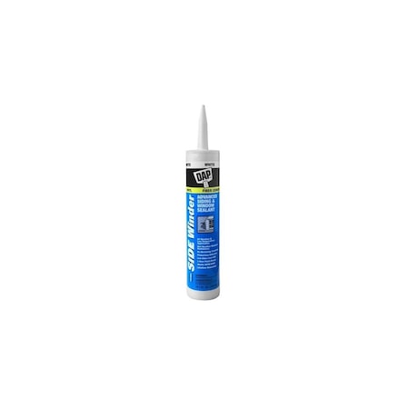 Dap Siding and Window Sealant, White, 24 hr Curing, -35 to 140 deg F, 10.1 oz Cartridge 00801