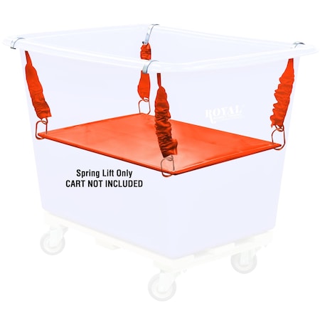 Royal Basket Trucks Cube Truck Spring Lift Kit, Orng G16-OOX-PSN