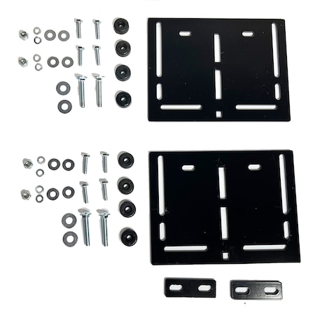 Du-Ha All Terrain, Mounting Kit, JD Gator XUV835 + Kawasaki Mule, 5X, 4010, Pro FXT, Pro MX, Side x Side 70826