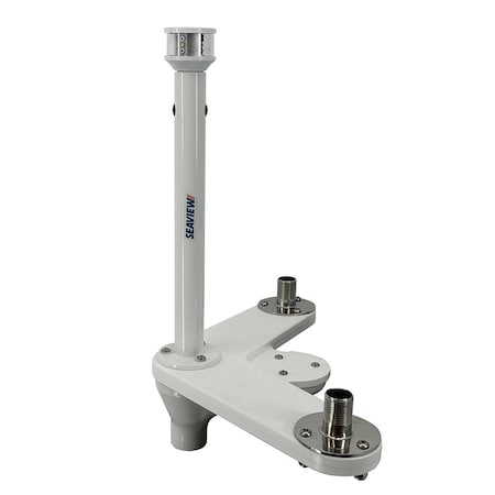 Seaview Triple Mount Adapter w/C5 Certified LED Light 12in Post and Threaded 1in-14 Thread Bases f/G PMU2ALED12C5