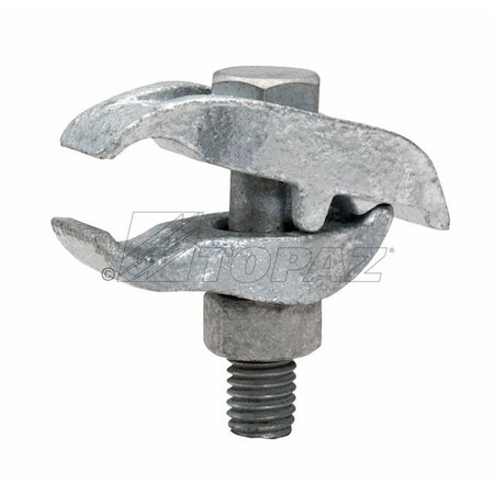 Topaz Parallel Conduit Support, Malleable Iron, Galvanized Steel, 1-1/2" 1565HDG
