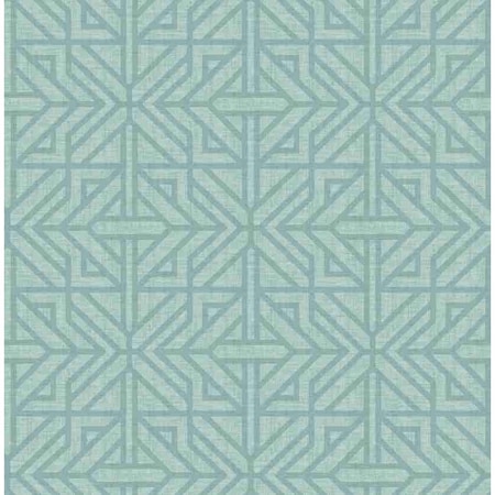 A-Street Prints Hesper Teal Geometric Wallpaper 4121-26928
