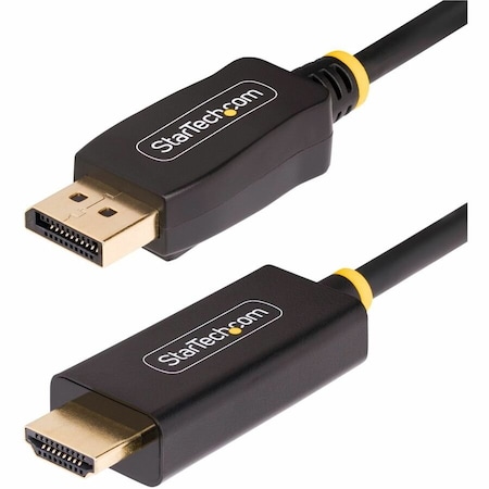 Startech.Com 9.8FT 3M DISPLAYPORT TO HDMI ADAPTER CABLE, 4K 60HZ WITH HDR, DP TO HDMI 2.0B, ACTIVE VIDEO 10F-DP-HDMI-4K60-HDR